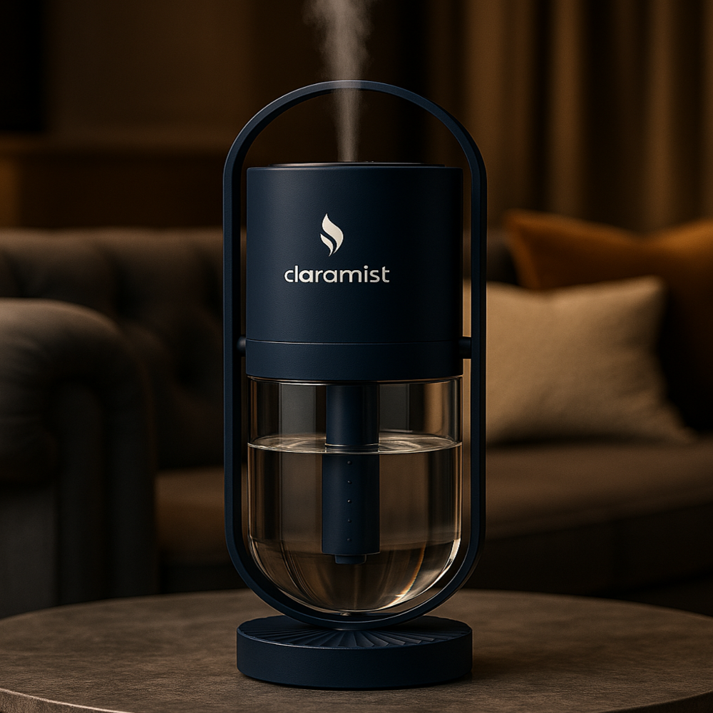 Navy Blue Halo™ – Aura Diffuser & Ambient Mist Projector