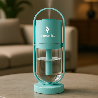 Light Blue Halo™ – Aura Diffuser & Ambient Mist Projector