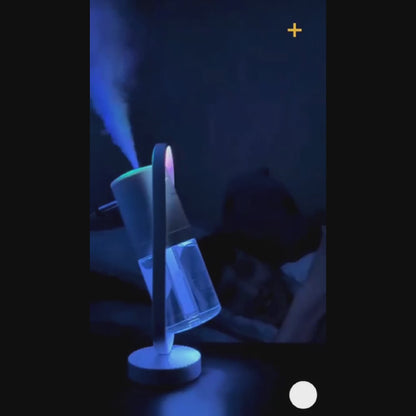 Light Blue Halo™ – Aura Diffuser & Ambient Mist Projector